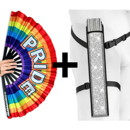 Rainbow Pride XL Festival Fan