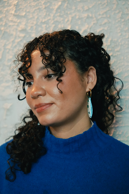 Belfast Big Fish Hoop Earrings | Irish Statement Jewellery