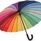 Umbrella - Large and Regular, 24 Panel, Rainbow