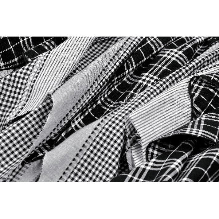 Black & Grey Tartan Punk Rave Skirt | Dark in Love