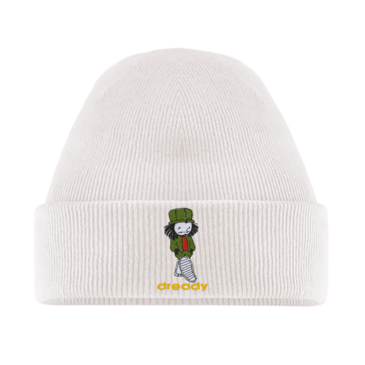 Dready Walking Man beanie additional view of the product.