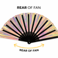 XL Festival Fan - Iridescent pearls