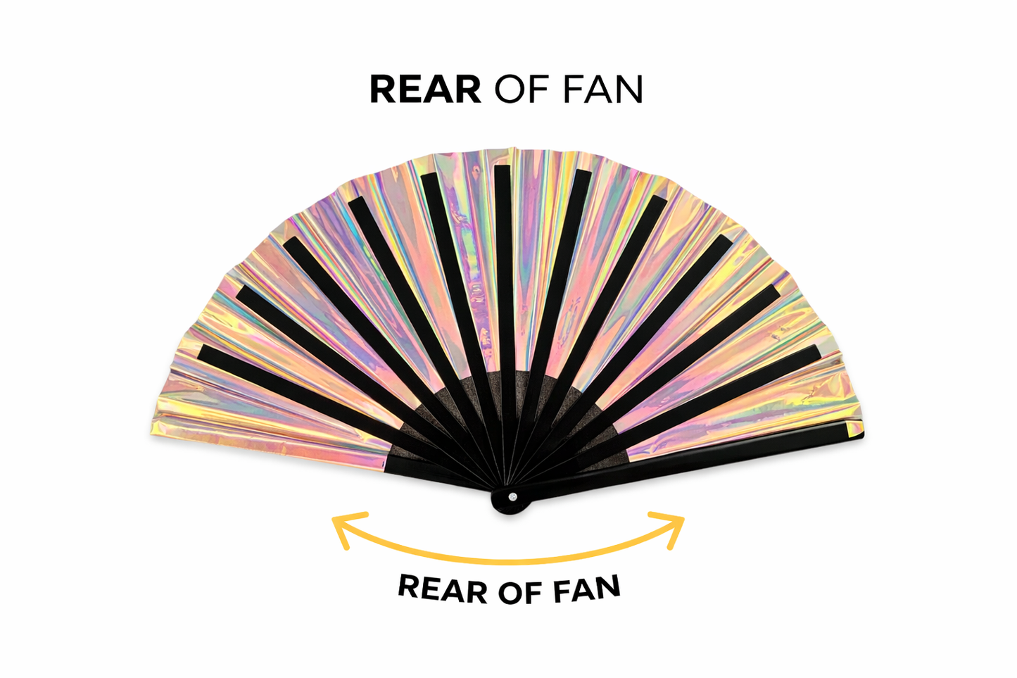 XL Festival Fan - Iridescent pearls