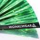 XL Festival Fan - Iridescent, Emerald Ecstasy