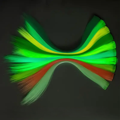 Pastel Glow-in-the-Dark Hair Extensions