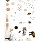 Temporary Flash Tattoos - Kundalini (Metallic Gold & Black)