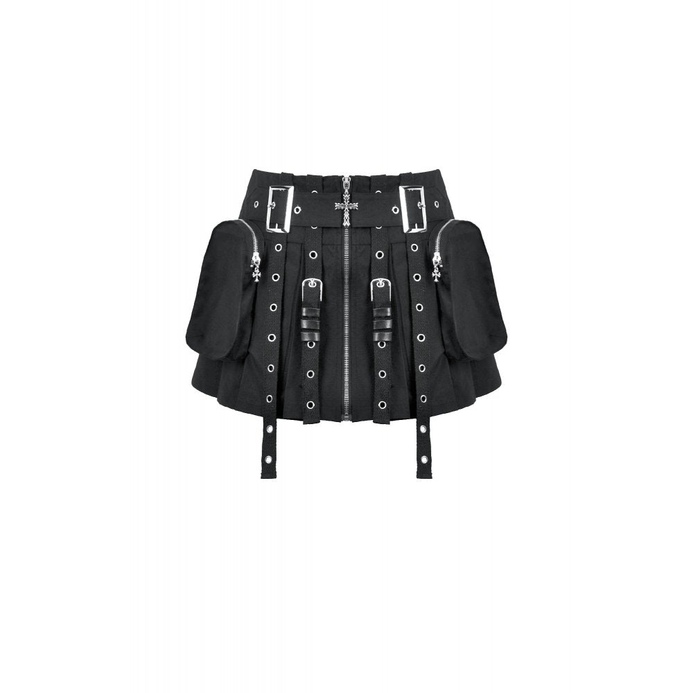 Black Tactical Rave Skirt | Dark in Love