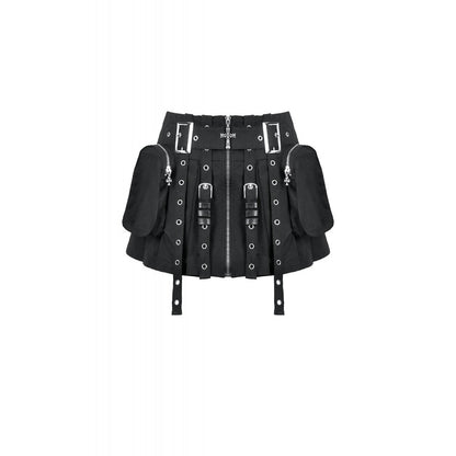 Black Tactical Rave Skirt | Dark in Love