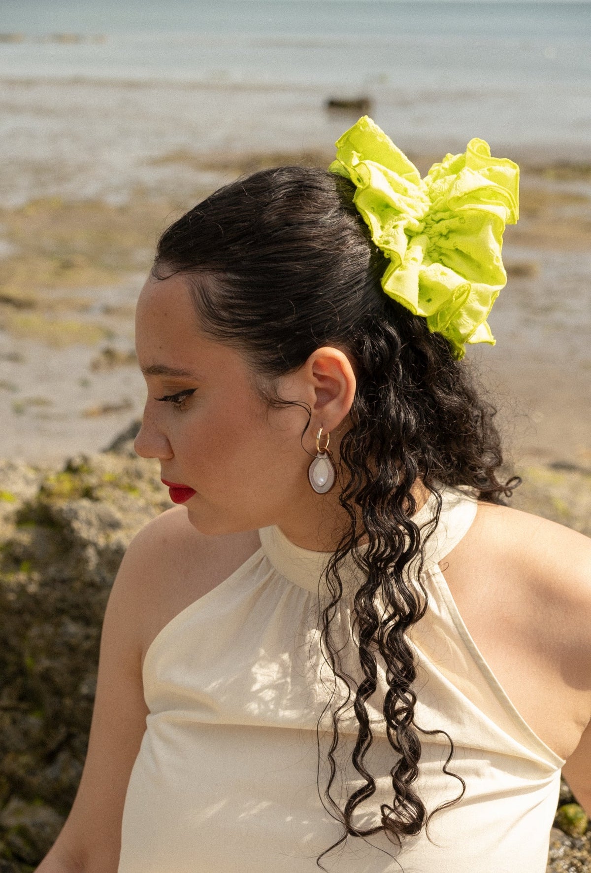 Oyster, Lemon & Hot Sauce Hoop Earrings | Food Jewellery