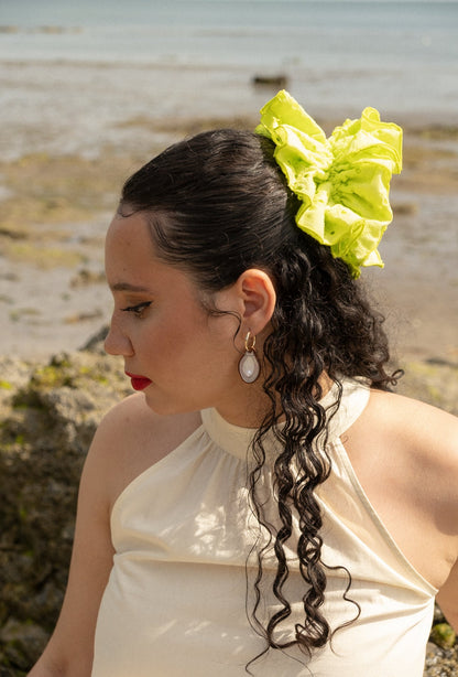 Oyster, Lemon & Hot Sauce Hoop Earrings | Food Jewellery