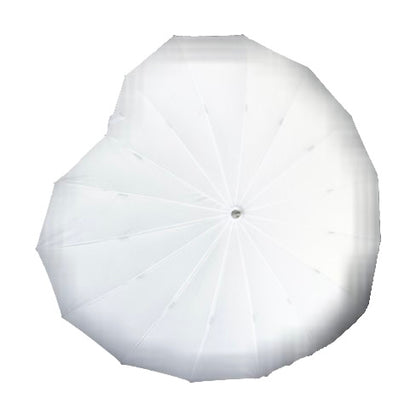 White Heart Shaped Umbrella