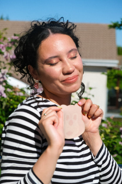 Bear Ham Hoop Earrings | Handmade Food Jewellery