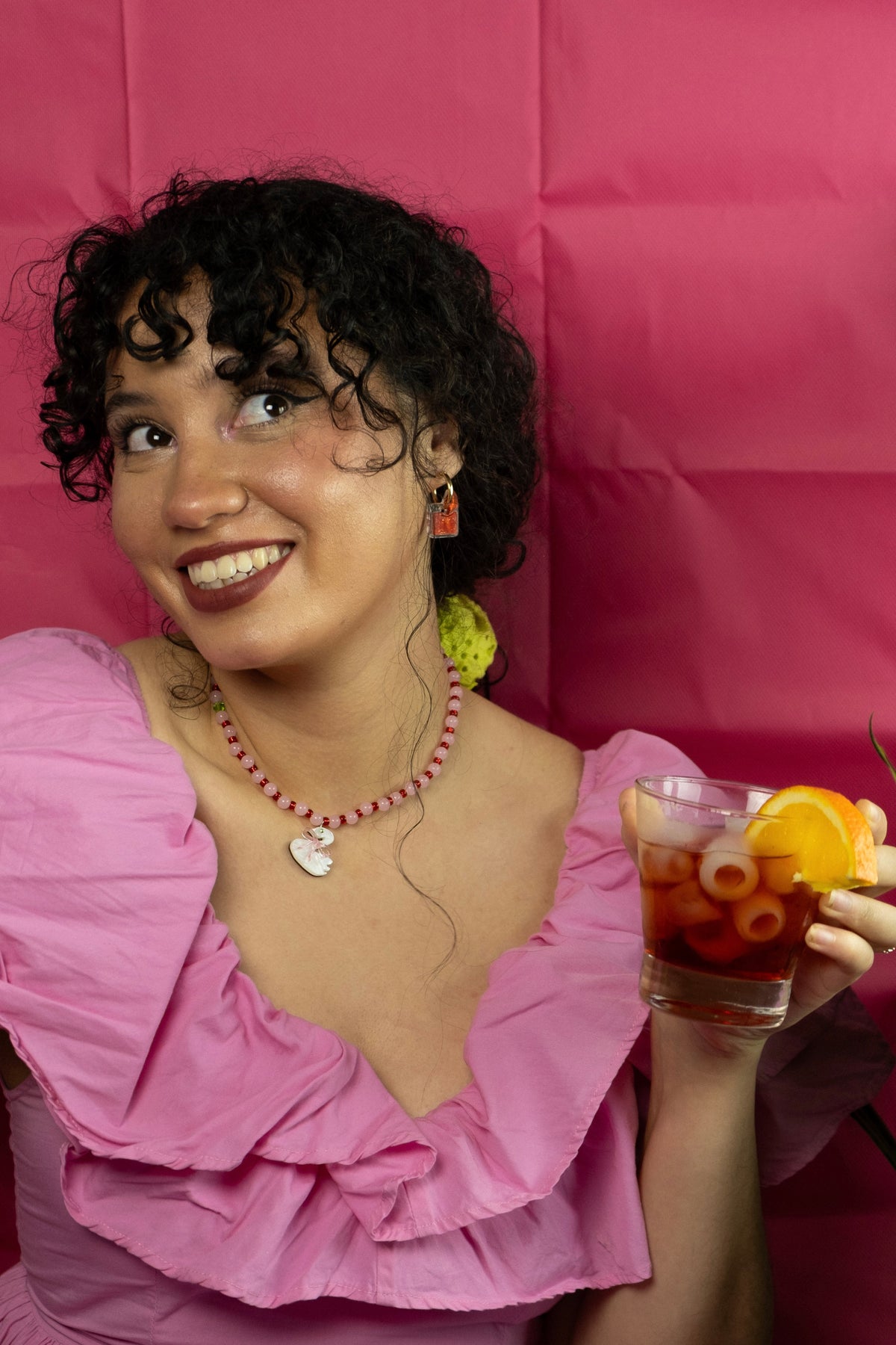 Negroni Hoop Earrings | Cocktail Statement Jewellery