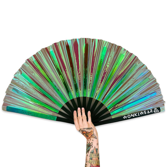 XL Festival Fan - Iridescent Pixie Dust