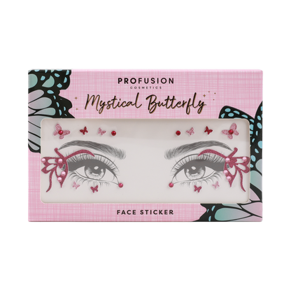 Profusion Mystical Butterfly Face Stickers