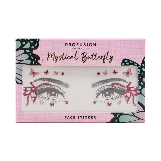 Profusion Mystical Butterfly Face Stickers