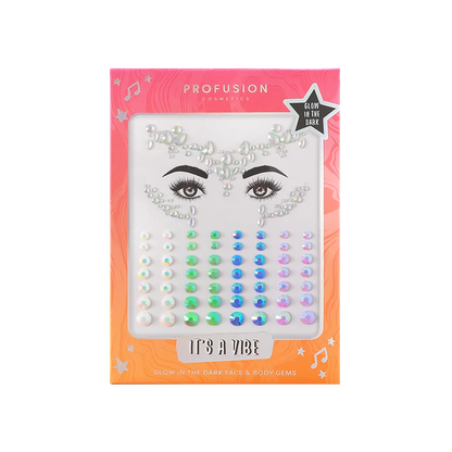 Profusion It’s A Vibe Glow In The Dark Face & Body Gems