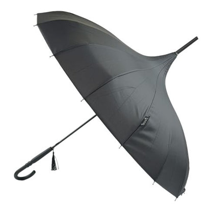 Timeless Black Pagoda Umbrella