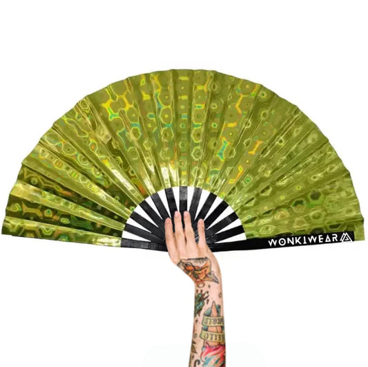 XL Festival Fan - Holographic, Yellow