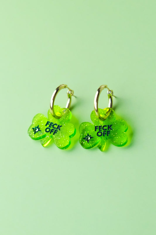 Feck Off Hoop Earrings | Irish Statement Jewellery