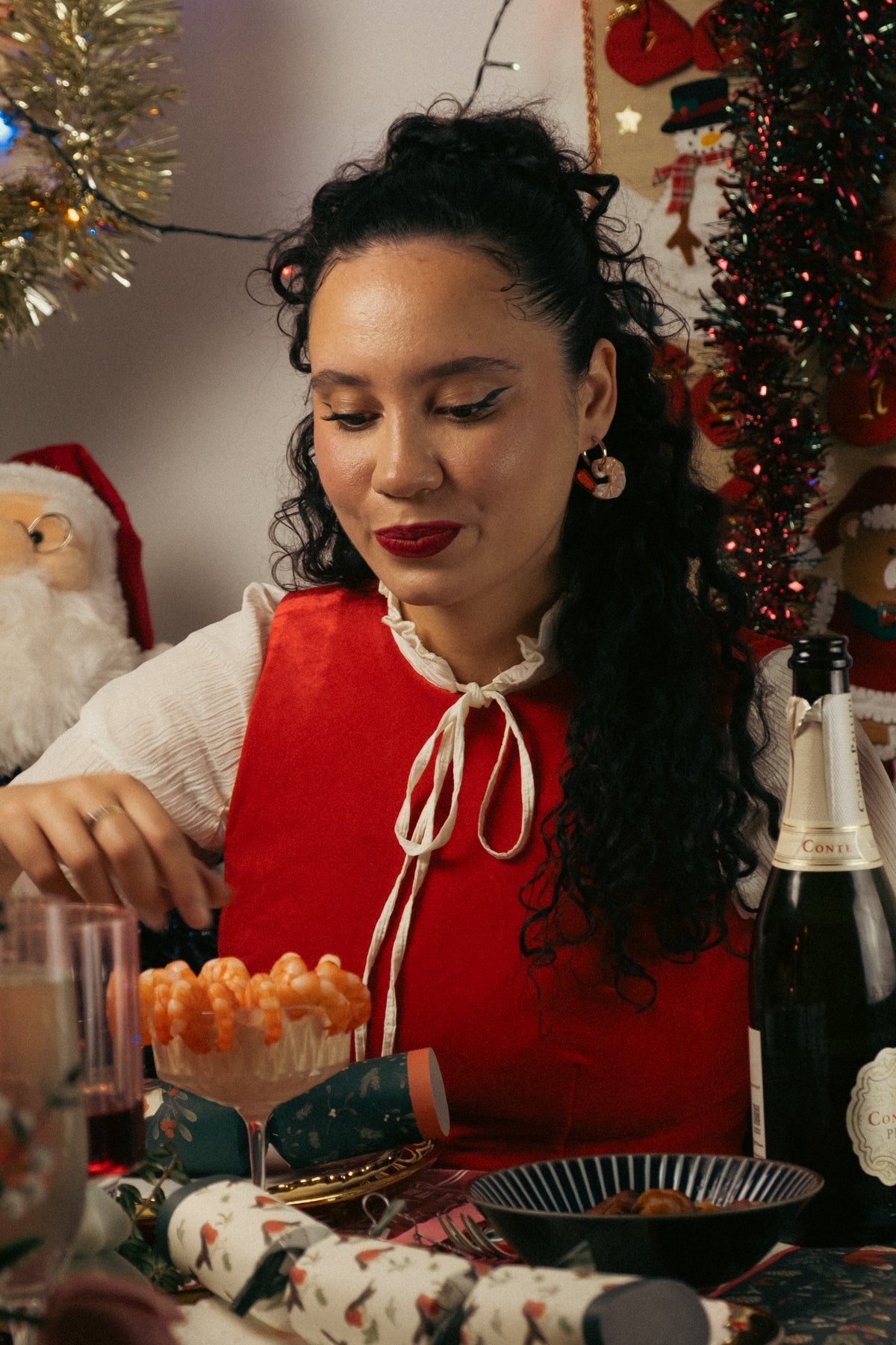 Shrimp Hoop Earrings | Handmade Seafood Jewellery