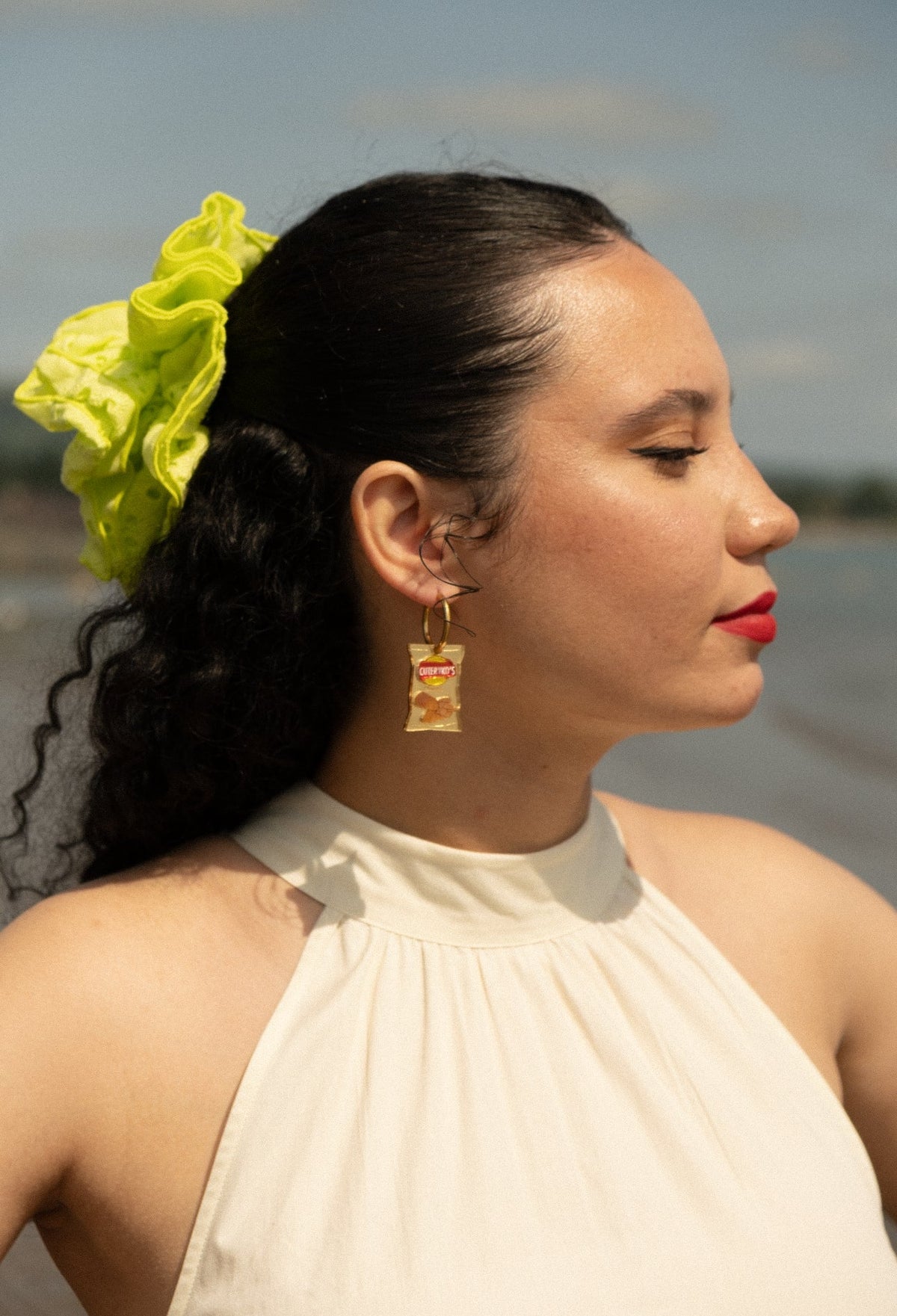 Chips & Spritz Hoop Earrings | Food & Drink Jewellery
