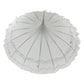 Frilly Pagoda Umbrella - White