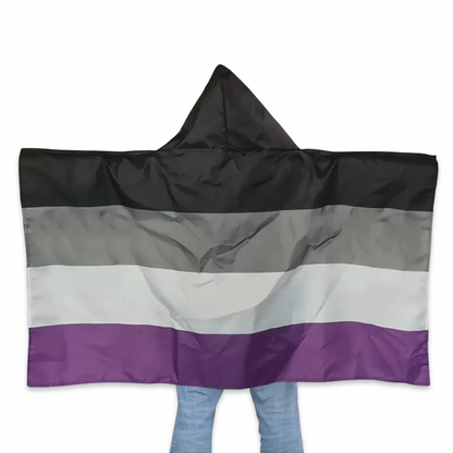 Asexual Hooded Pride Flag