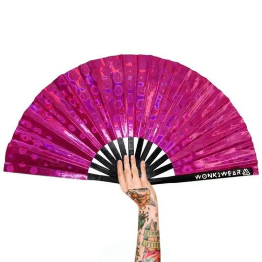 XL Festival Fan - Holographic, Pink