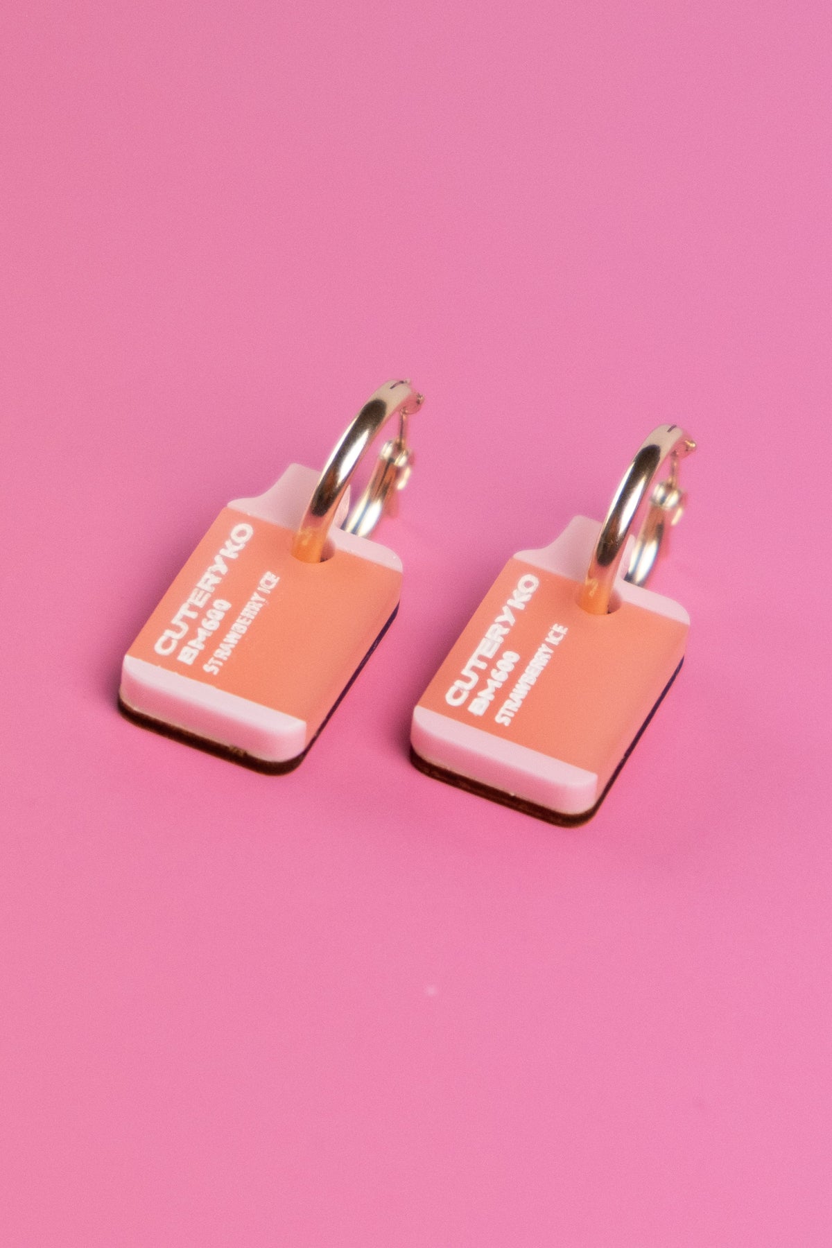 Vape Hoop Earrings | Quirky Statement Jewellery
