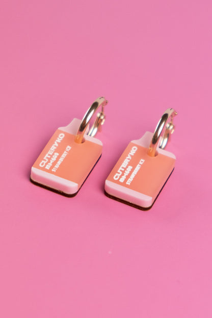 Vape Hoop Earrings | Quirky Statement Jewellery