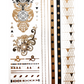 Temporary Flash Tattoos - Chakra (Metallic Gold & Black)