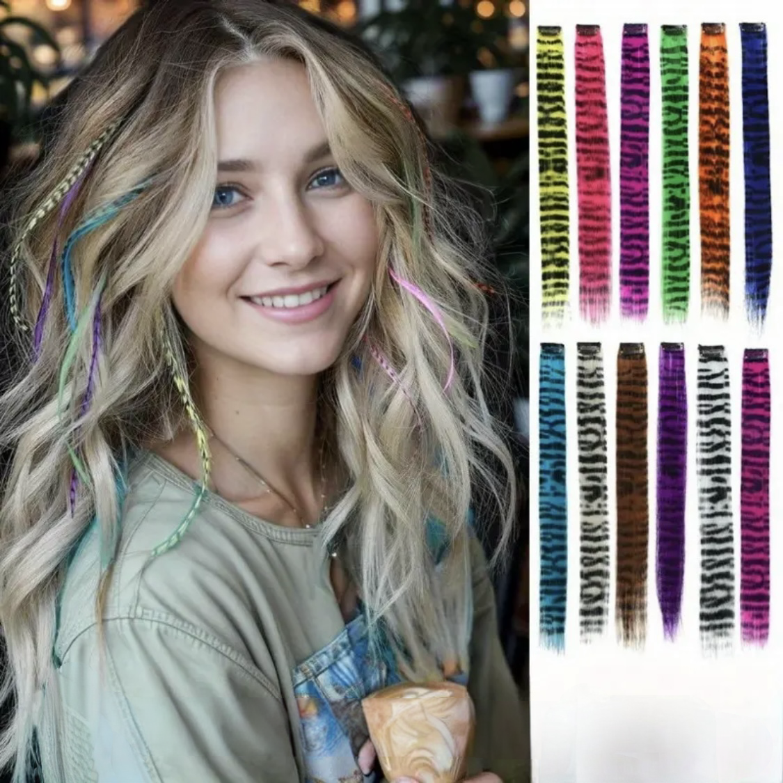 Hair Extensions - Zebra