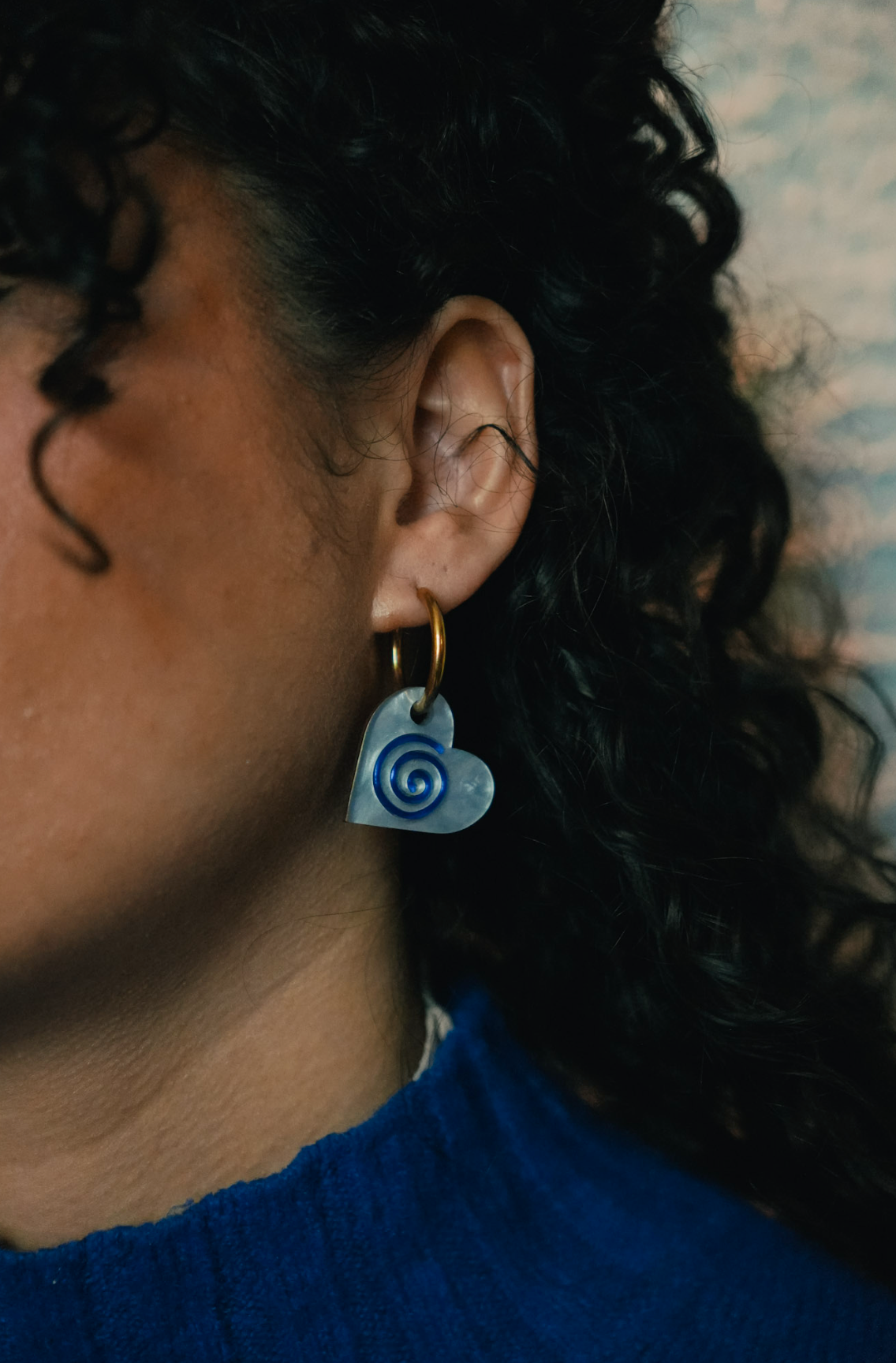 Celtic Spiral Hoop Earrings | Celtic Jewellery