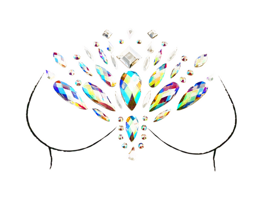 Adhesive Chest and Body Jewels - Selene