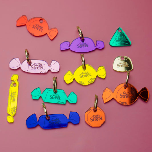 Cute Street Sweets Hoop Earrings | Colourful Candy Jewellery