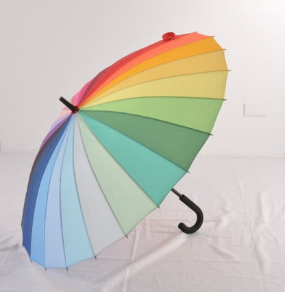 24 Panel Rainbow Umbrella