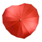Heart Shaped Umbrella - Red