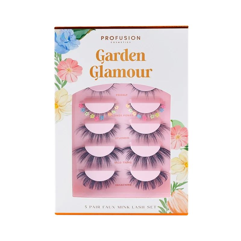 Profusion Petal Perfect Glamour Garden – 5 Pair Faux Mink Lash Set