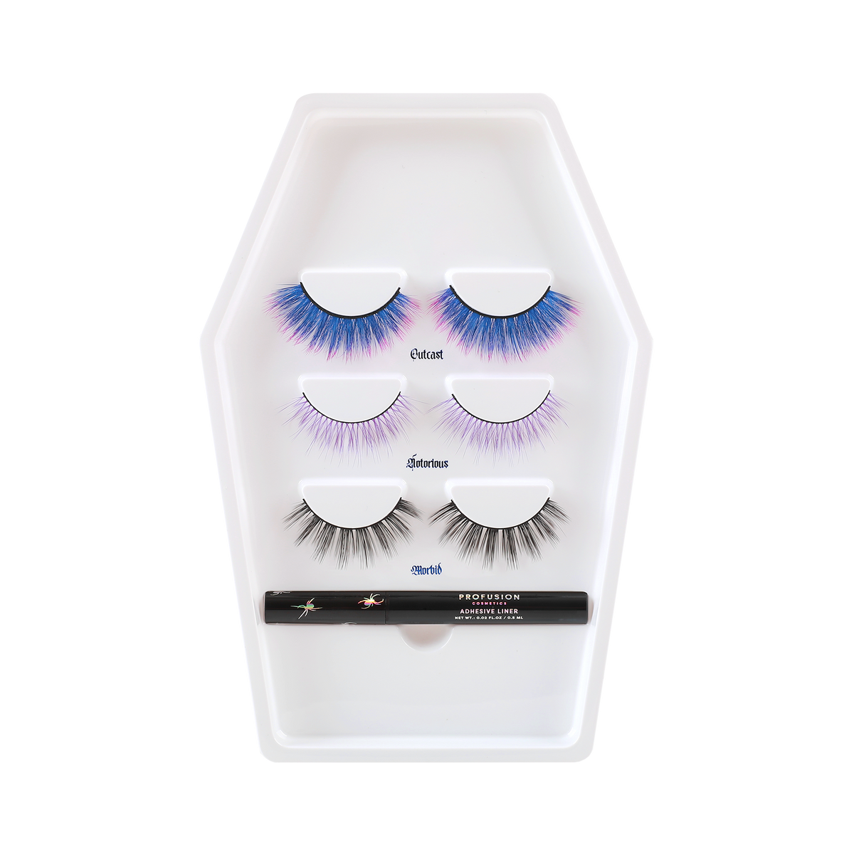 LASH MADNESS | 3-PAIR FAUX MINK LASH SET + ADHESIVE LINER
