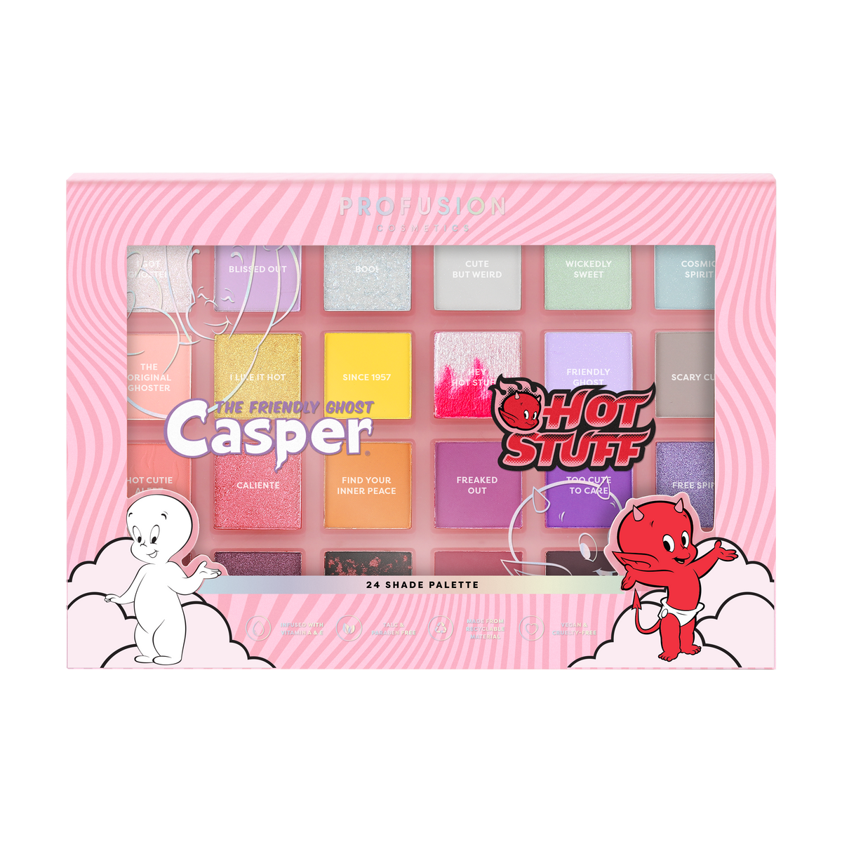 CASPER & HOT STUFF | 24-SHADE EYESHADOW PALETTE