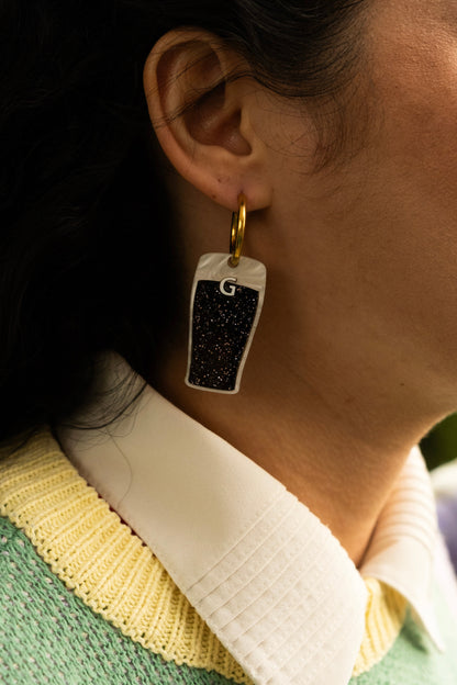 Split the G Hoop Earrings | Stout Statement Jewellery