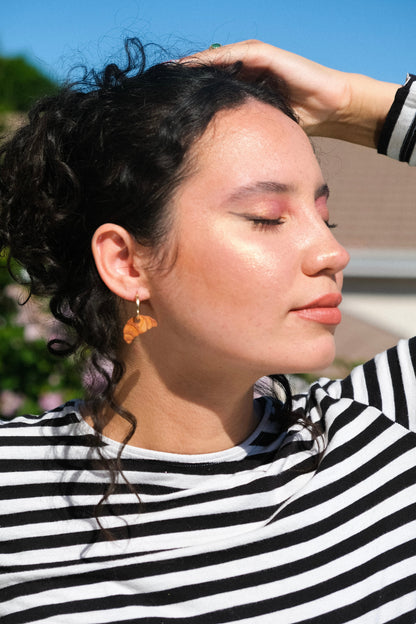 Croissant Hoop Earrings | Food Jewellery