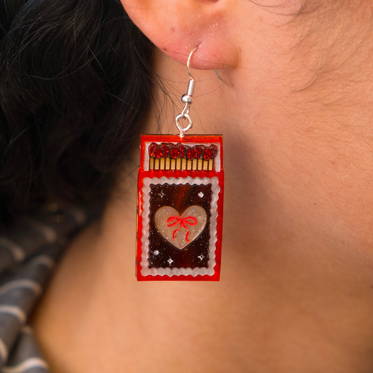Matchbook Earrings | Quirky Statement Jewellery