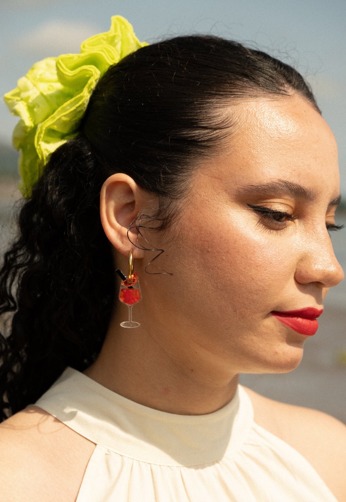 Chips & Spritz Hoop Earrings | Food & Drink Jewellery