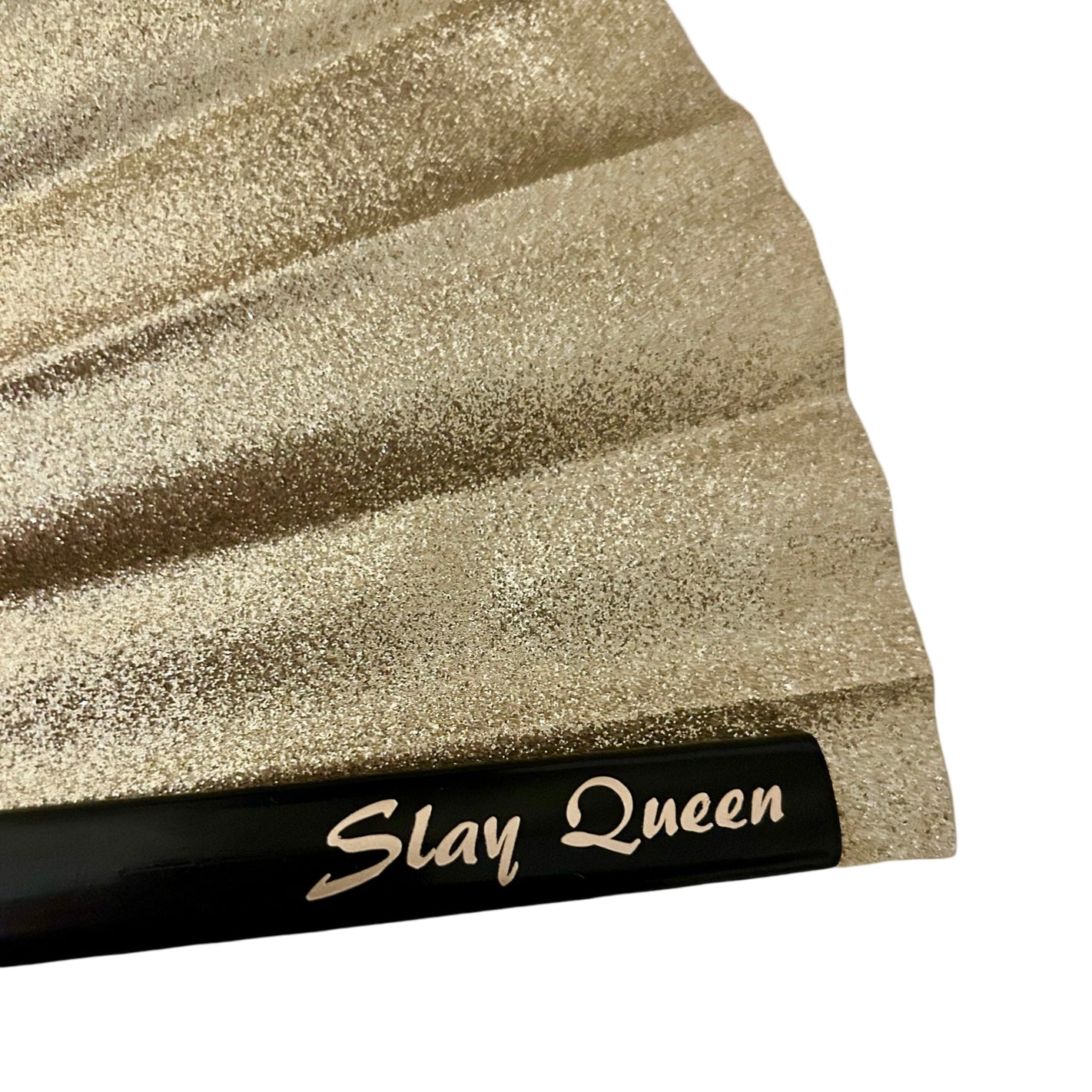 Handheld Fan Ribbed Personalised Fan Rib optional extra | WonkiWear
