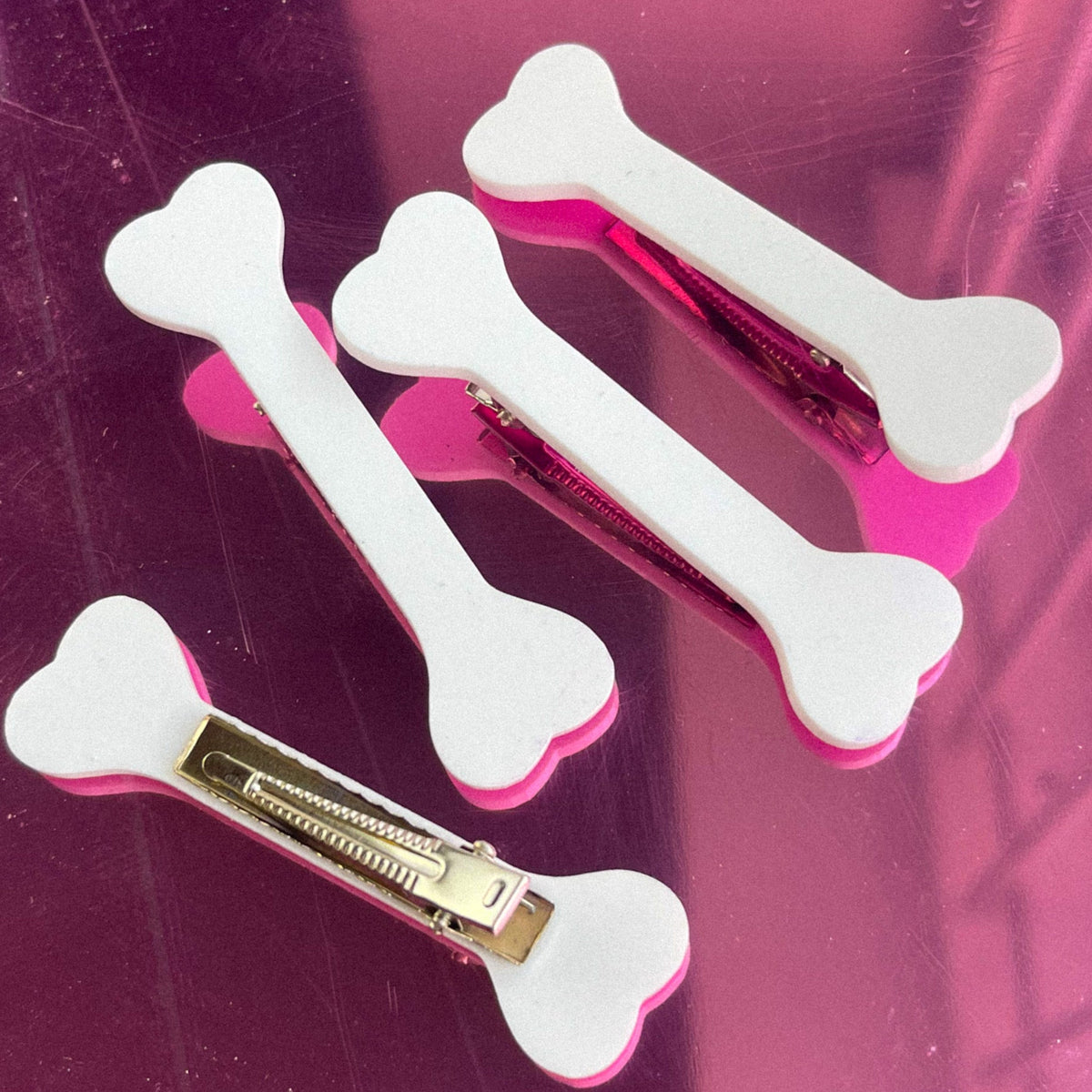 Bone Hair Clips - Set of 2 | Statement Hair Accessories