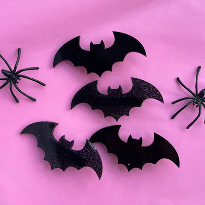 Bat Hair Clips - Set of 2 | Halloween Hair Accessories
