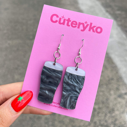 Stout Earrings | Glitter & Cloudy Pint Jewellery