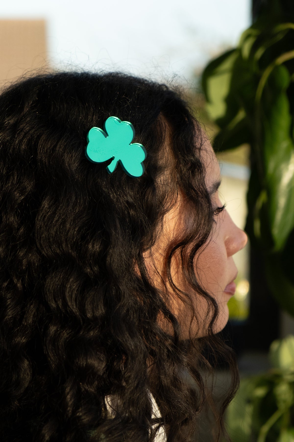 Shamrock Hair Clips - Set of 2 | Irish Hair Accessories